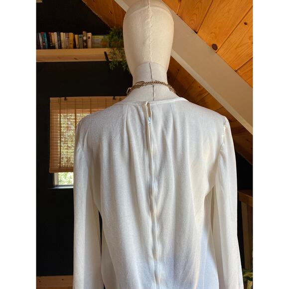 Vintage Bell Sleeve Blouse White - Picture 5 of 9